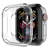 I-Stone Apple Watch Akıllı Saat Full Kasa Ekran Koruyucu 40 mm Şeffaf - 1