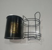 Zhlhome Gold Standtlı Kaşıklık Organizer Kitchen Love - 5