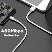 Baseus Cafule 66W Metal Usb To Type-C Hızlı Şarj Kablosu 100Cm - 2