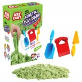 Art Craft Aksesuarlı Kinetik Oyun Kumu 1000 gr YEŞİL - 1