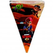 Brawl Stars Temalı Üçgen Flama Bayrak Süs - 1