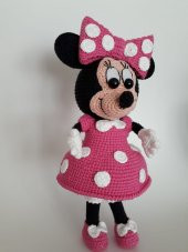 Mickey Minnie Mouse Amigurumi Organik Oyuncak - 1