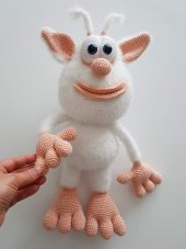 Booba Kar Canavarı Amigurumi Organik Oyuncak - 2