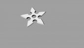 Ninja Yıldızı Shuriken Biblo Dekoratif Hediyelik Süs Eşyası Maket - 1