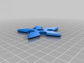 Ninja Yıldızı Shuriken Biblo Dekoratif Hediyelik Süs Eşyası Maket - 2