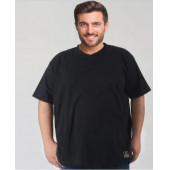 7XL BÜYÜK BEDEN UNİSEX BAY BAYAN V YAKALI TİŞÖRTLER - 5