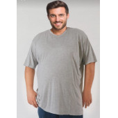 10XL BÜYÜK BEDEN UNİSEX BAY BAYAN V YAKALI TİŞÖRTLER - 1