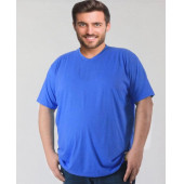 10XL BÜYÜK BEDEN UNİSEX BAY BAYAN V YAKALI TİŞÖRTLER - 4