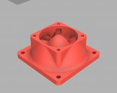 Aerodinamik 60Mm Fan 40Mm Montaj Adaptörüne (Ev Fan Kanalı İle Kullanıldığında Yardımcı) Plastik Aparat - 1