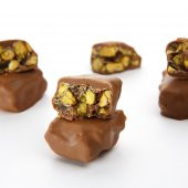 Melodi Yaldız Fıstık Krokan Çikolata 500 Gr Altın (Gold) - 2