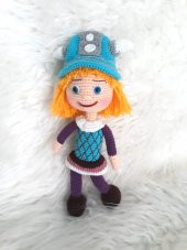 Vikingler Viki Bebek Amigurumi Organik Oyuncak - 1