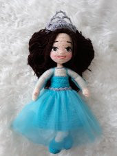 Prenses Elsa Amigurumi Organik Oyuncak - 2