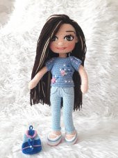 Azra Bebek Amigurumi Organik Oyuncak - 2