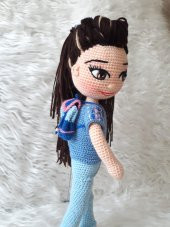 Azra Bebek Amigurumi Organik Oyuncak - 6