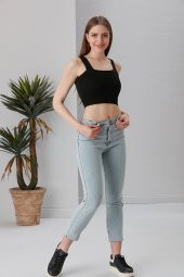 Kesik Paça Mom Jean - 11