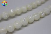 Sedef Taşı YARIM Dizi 10mm (Beyaz) (18cm uzunluğundadır) thumbnail 3