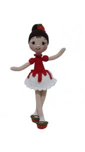 Çilek Rüyası Bebek Amigurumi Organik Oyuncak - 1