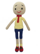 Caillou Bebek Amigurumi Organik Oyuncak - 1
