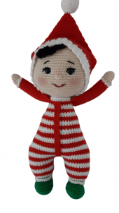 Yeni Yıl Uyku Arkadaşı Bebeği Amigurumi Organik Oyuncak - 1