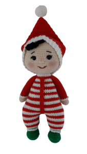 Yeni Yıl Uyku Arkadaşı Bebeği Amigurumi Organik Oyuncak - 2