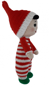 Yeni Yıl Uyku Arkadaşı Bebeği Amigurumi Organik Oyuncak - 3