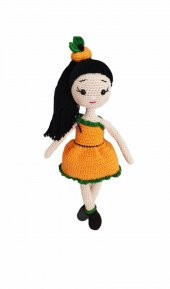 Kabak Tatlısı Bebek Amigurumi Organik Oyuncak - 1