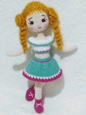 Fıstıklı Kadayıf Bebek Amigurumi Organik Oyuncak - 1