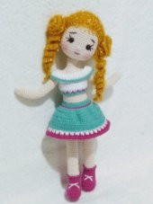 Fıstıklı Kadayıf Bebek Amigurumi Organik Oyuncak - 4