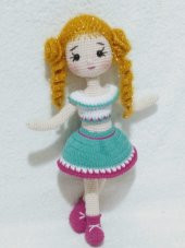 Fıstıklı Kadayıf Bebek Amigurumi Organik Oyuncak - 6