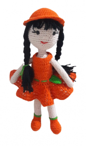 Mandalin Bebek Amigurumi Organik Oyuncak - 1