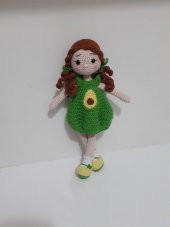 Avokado Bebek Amigurumi Organik Oyuncak - 2