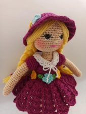 Petunya Bebek Amigurumi Organik Oyuncak - 4