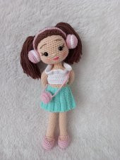 Makaron Bebek Amigurumi Organik Oyuncak - 2