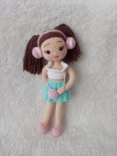 Makaron Bebek Amigurumi Organik Oyuncak - 4