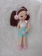 Makaron Bebek Amigurumi Organik Oyuncak - 5