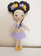 Çiğdem Çiçek Bebek Amigurumi Organik Oyuncak - 1