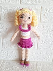 Krizantem Bebek Amigurumi Organik Oyuncak - 1