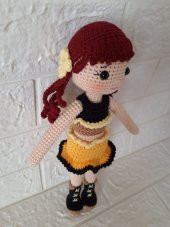 Ayçiçeği Bebek Amigurumi Organik Oyuncak - 2