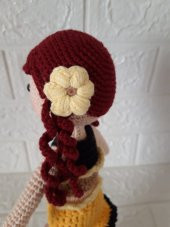 Ayçiçeği Bebek Amigurumi Organik Oyuncak - 3