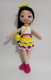 Bayram Şekeri Bebek Amigurumi Organik Oyuncak - 2