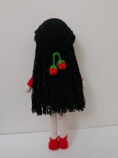 Çilekli Magnolia Bebek Amigurumi Organik Oyuncak - 2