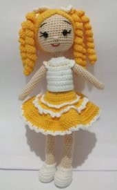 Yasemin Çiçeği Amigurumi Organik Oyuncak - 1