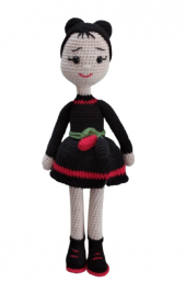 Kara Dut Bebek Amigurumi Organik Oyuncak - 1