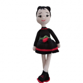Kara Dut Bebek Amigurumi Organik Oyuncak - 2