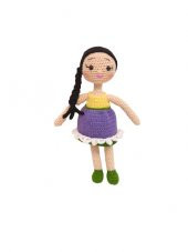 Flora Çiçeği Bebek Amigurumi Organik Oyuncak - 1