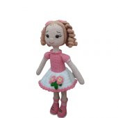 Japon Kiraz Çiçeği Bebek Amigurumi Organik Oyuncak - 2