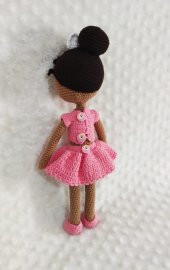 Çikolata Bebek Amigurumi Organik Oyuncak - 5