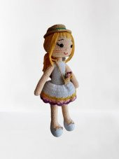 Lale Bebek Amigurumi Organik Oyuncak - 4
