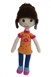 Yelda Bebek Amigurumi Organik Oyuncak - 1