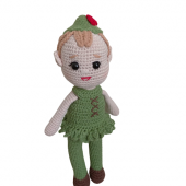 Peter Pan Bebek Amigurumi Organik Oyuncak - 1